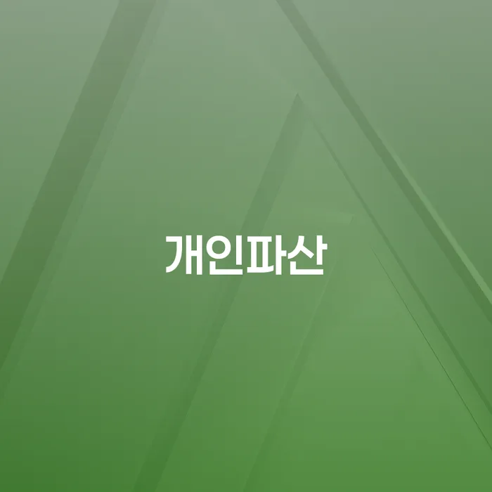 개인회생비용분납가능하고 개인파산 과정을