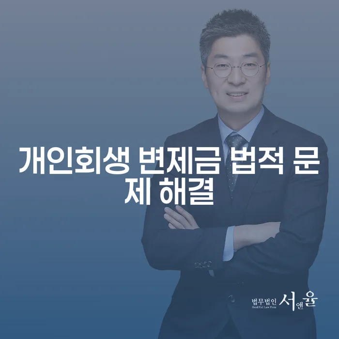 개인회생 변제금 법적 문제 해결 방법은 무엇인가요?