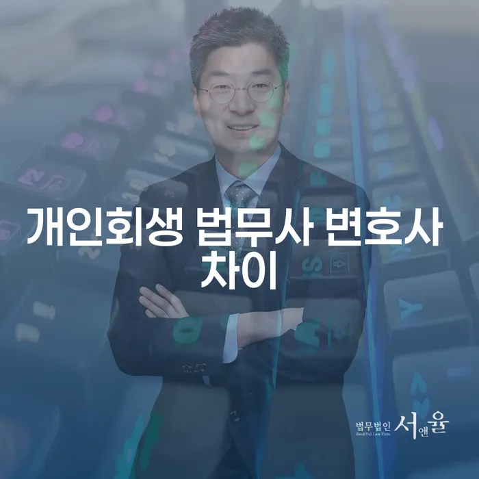 개인회생, 법무사와 변호사 중 어떤 선택이 더 적합할까요?